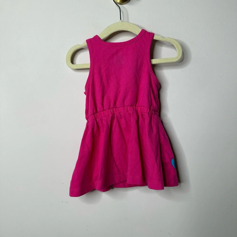 JUICY by Juicy Couture Pink Flower Baby Girls Dress 12 Months